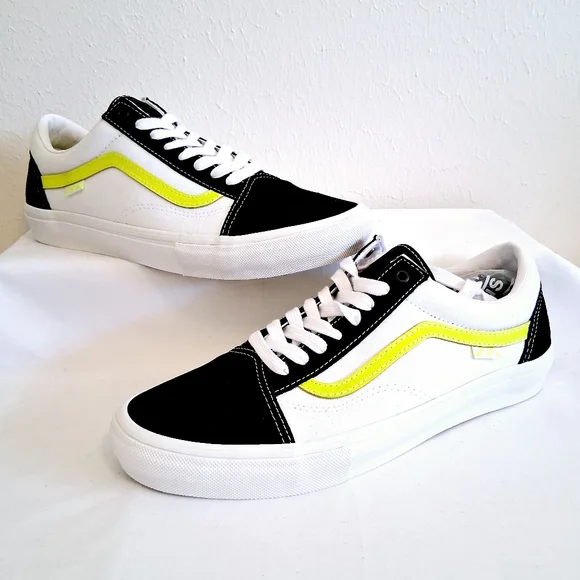 Vans | Shoes | Vans Skate Old Skool Neon True White Yellow  display picture 2